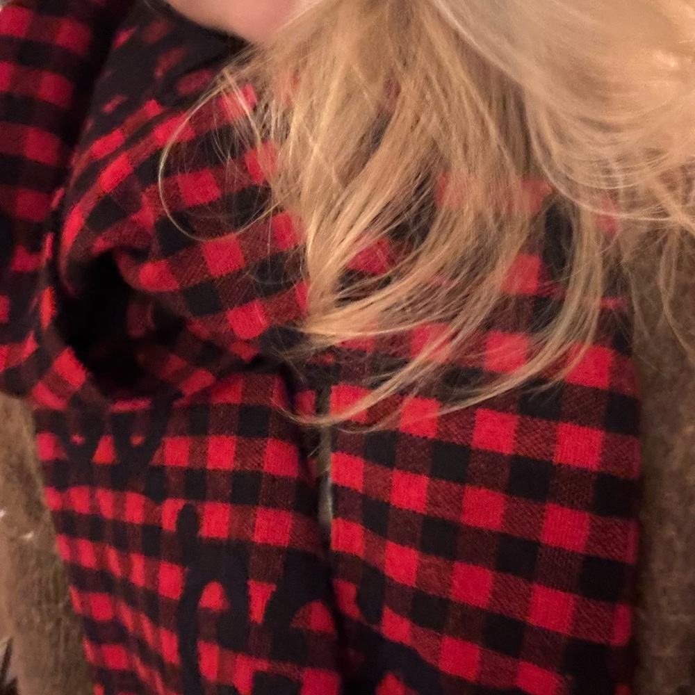 Gucci Red/Midnight Diamond Wool Scarf - Picture 3 of 4